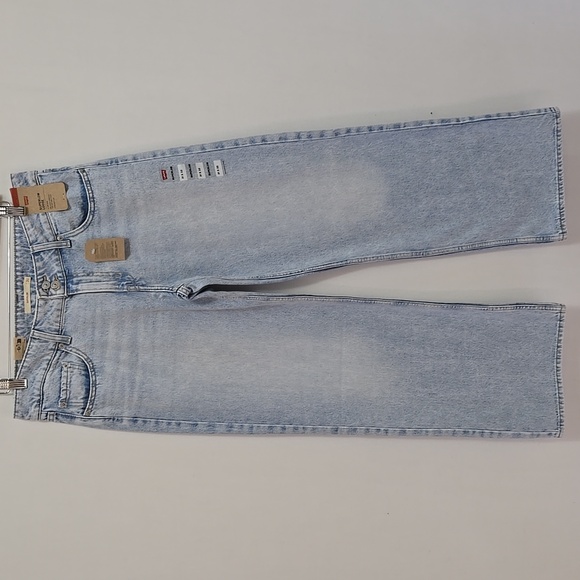 Levi's SuperLow Loose Fit Jeans Baggy Size 31 X 32 Wide Leg Light Wash Low Rise - Picture 5 of 16